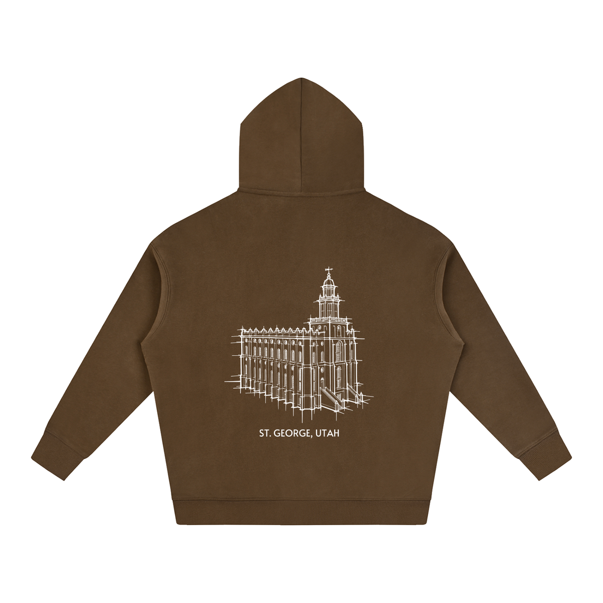 Ultra-soft Oversized Temple Hoodie (St. George)