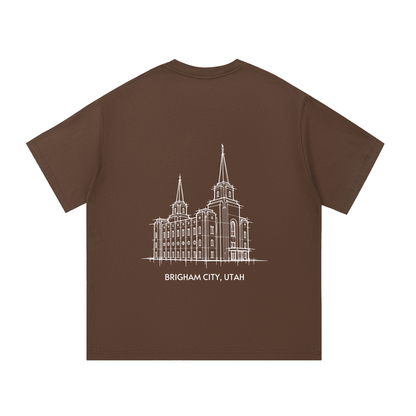 Essential Heavyweight Temple Tee (Brigham City)