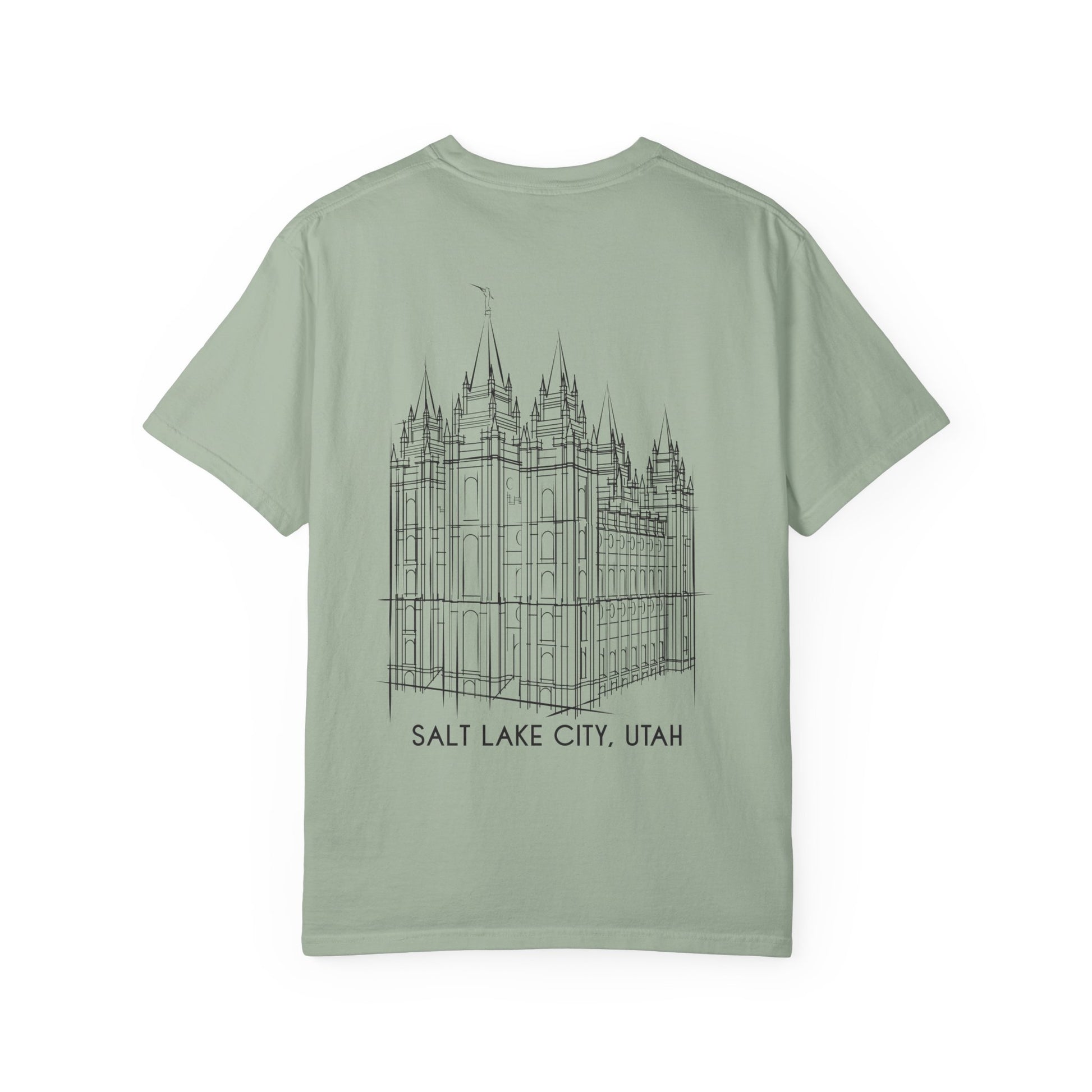 Essential Tee — Salt Lake City Temple Sketch Tee