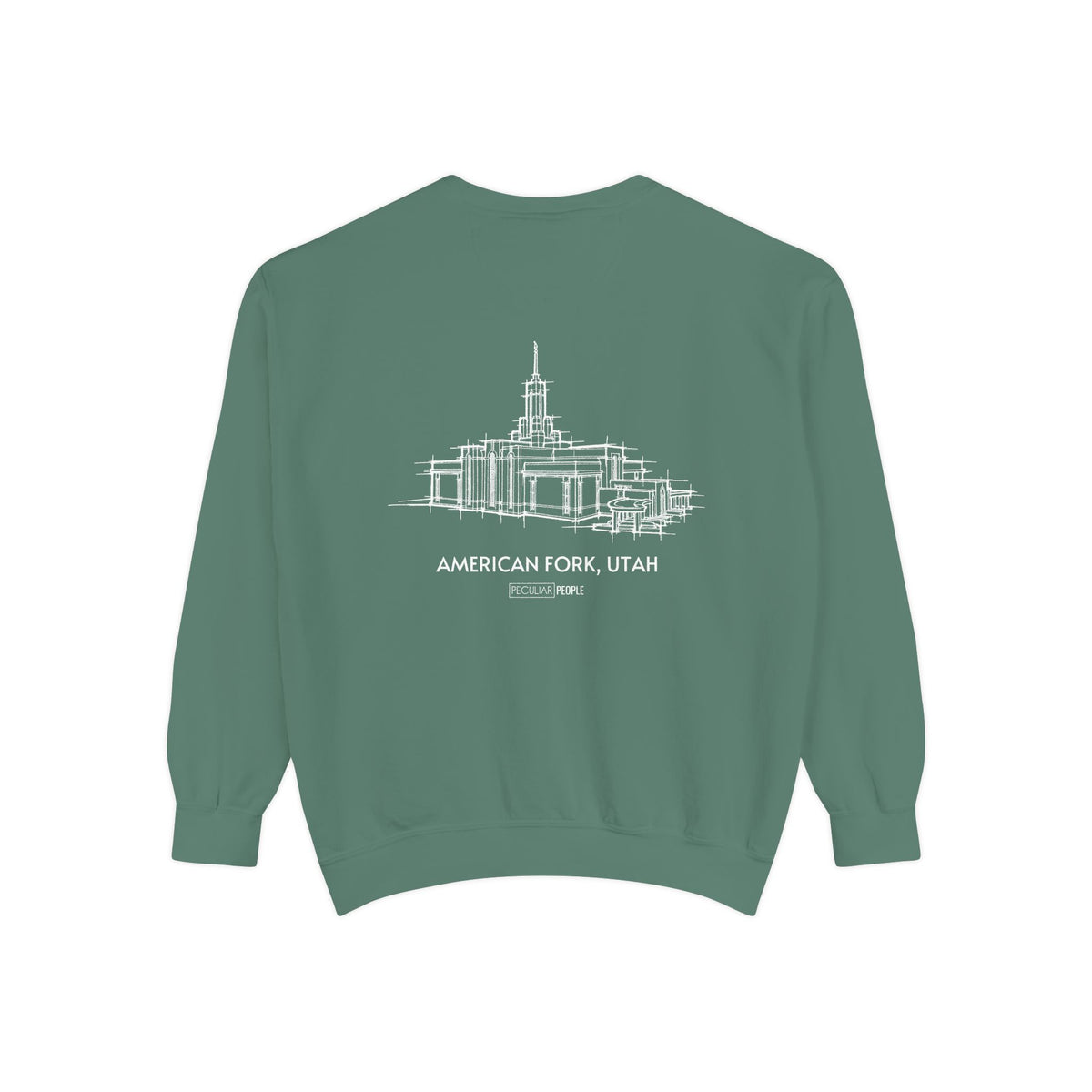 Classic Temple Crew Sweatshirt (Mount Timpanogos)