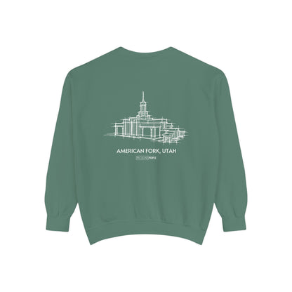 Classic Temple Crew Sweatshirt (Mount Timpanogos)