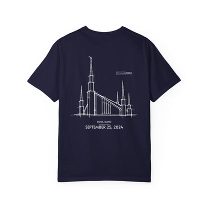 Essential Temple Tee – with personalizable date (Boise)