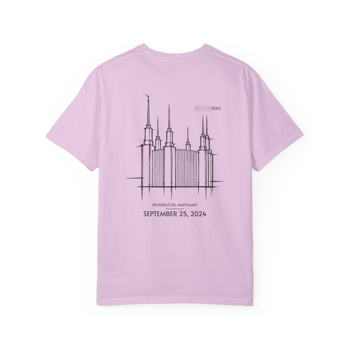 Essential Temple Tee – with personalizable date (Washington D.C.)