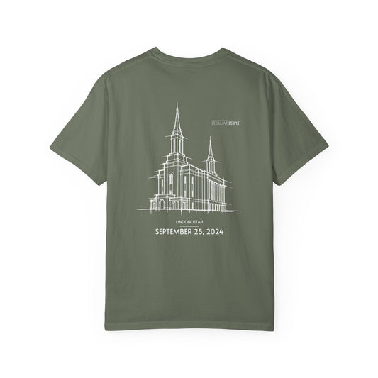 Essential Temple Tee – with personalizable date (Lindon)