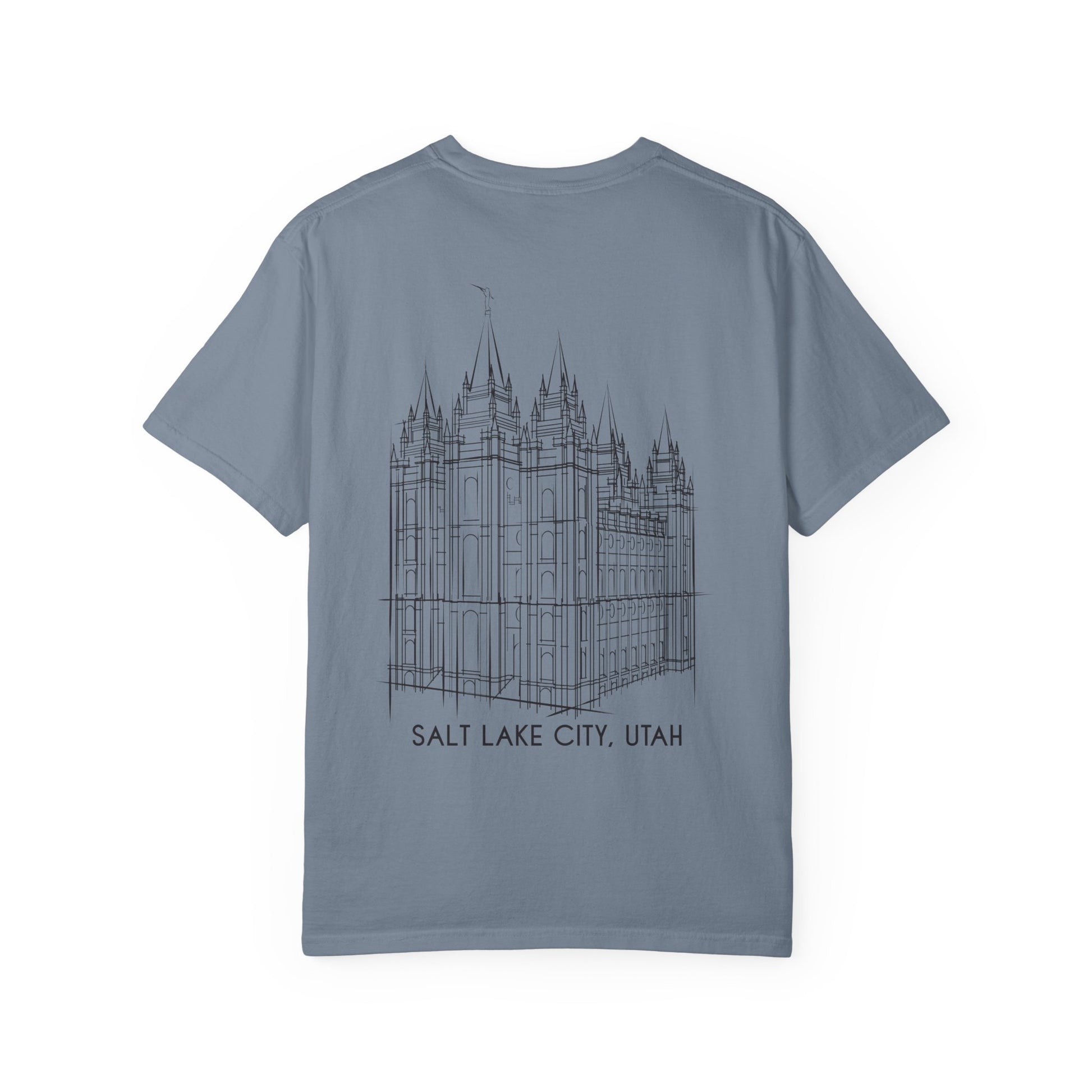 Essential Tee — Salt Lake City Temple Sketch Tee
