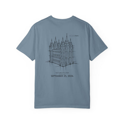 Essential Temple Tee – with personalizable date