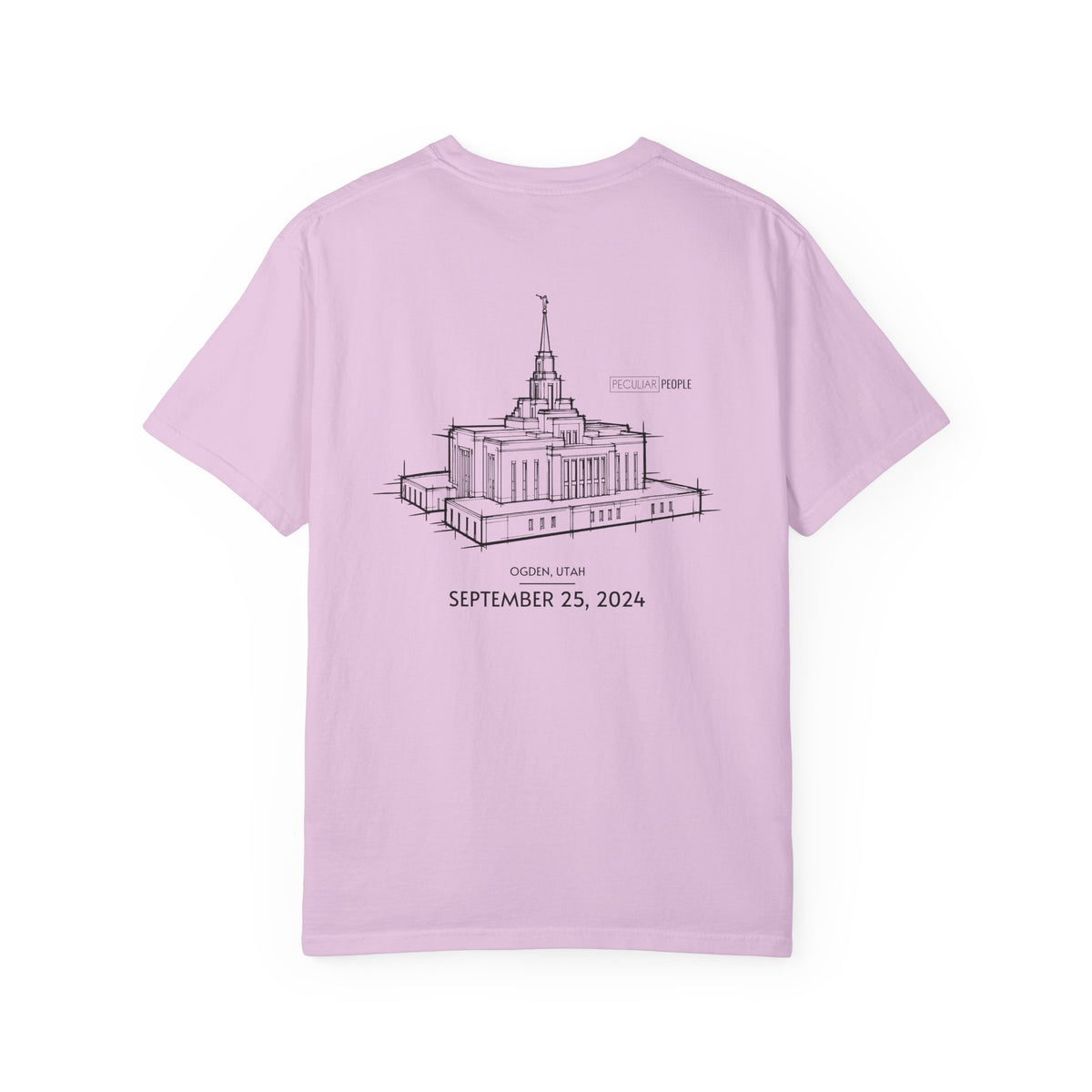 Essential Temple Tee – with personalizable date (Ogden)