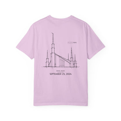 Essential Temple Tee – with personalizable date (Boise)