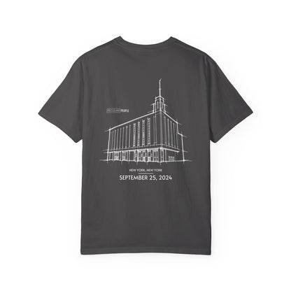 Essential Temple Tee – with personalizable date (Manhattan)