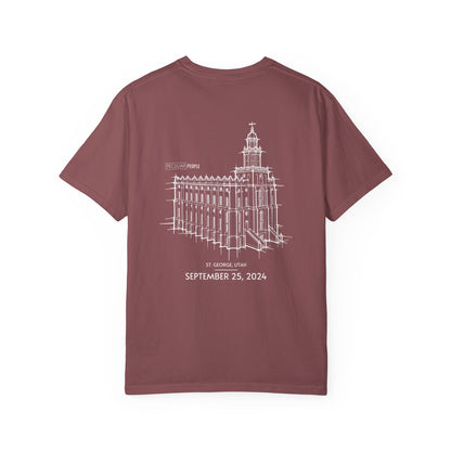 Essential Temple Tee – with personalizable date (St. George)