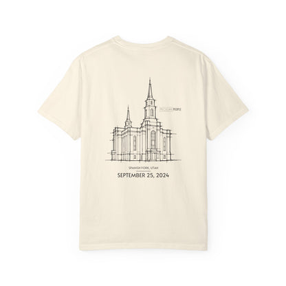 Essential Temple Tee – with personalizable date (Spanish Fork)