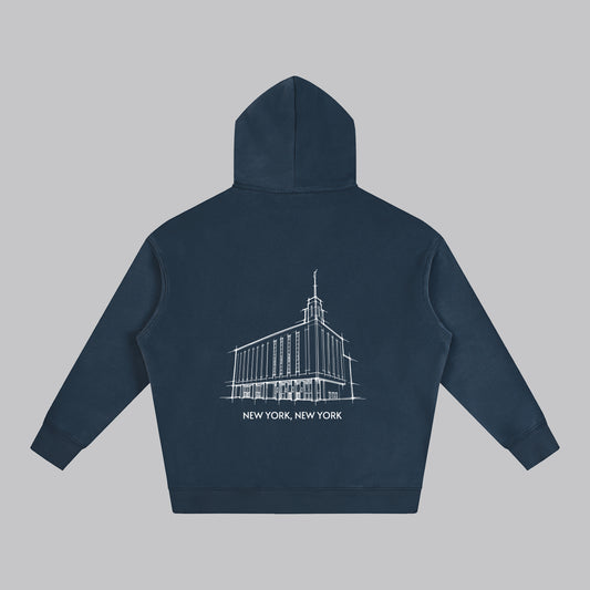 Ultra-soft Oversized Temple Hoodie (Manhattan)