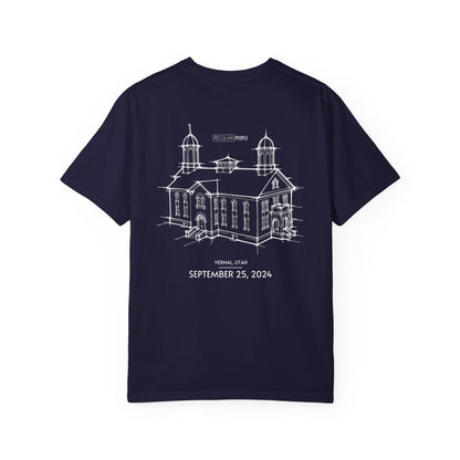Essential Temple Tee – with personalizable date (Vernal)