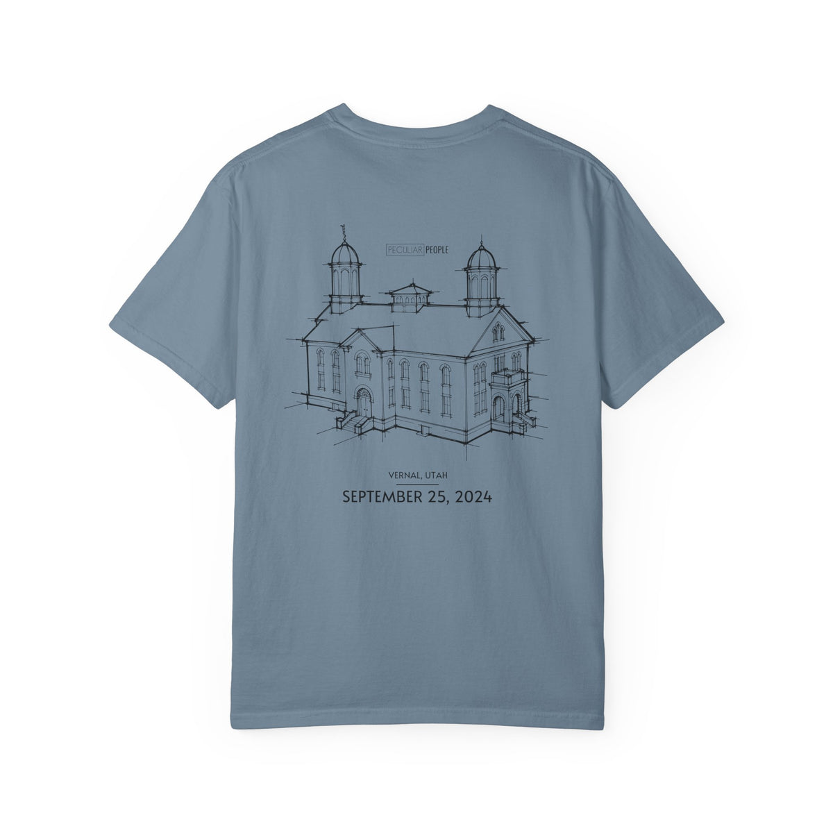 Essential Temple Tee – with personalizable date (Vernal)