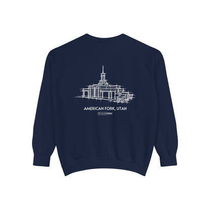 Classic Temple Crew Sweatshirt (Mount Timpanogos)
