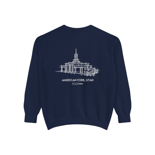 Classic Temple Crew Sweatshirt (Mount Timpanogos)