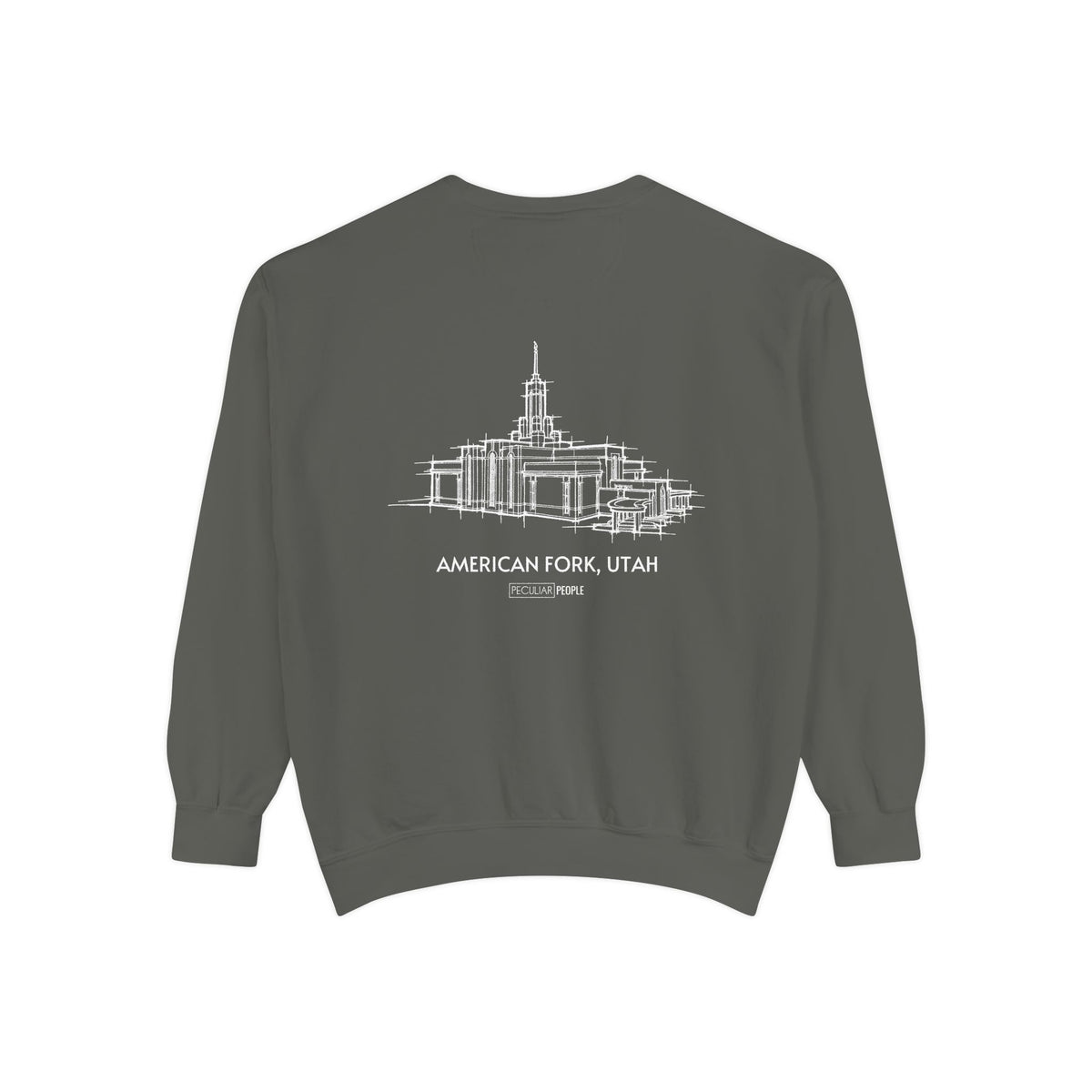 Classic Temple Crew Sweatshirt (Mount Timpanogos)