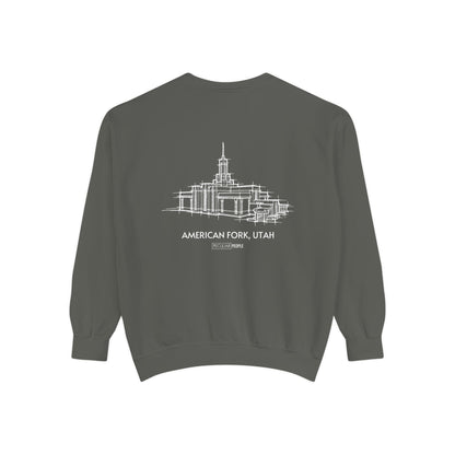 Classic Temple Crew Sweatshirt (Mount Timpanogos)