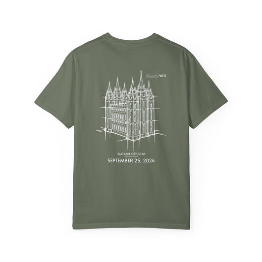 Essential Temple Tee – with personalizable date