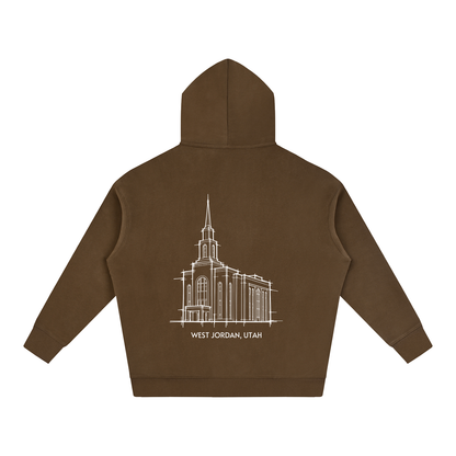 Ultra-soft Oversized Temple Hoodie (West Jordan)