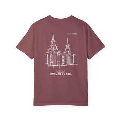 Essential Temple Tee – with personalizable date (Layton)