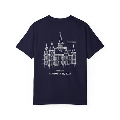 Essential Temple Tee – with personalizable date (Provo City Center)