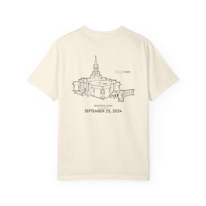 Essential Temple Tee – with personalizable date (Bountiful)