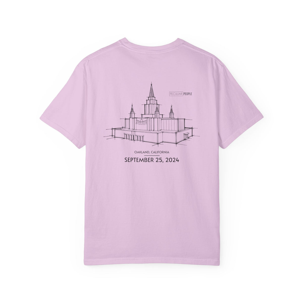 Essential Temple Tee – with personalizable date (Oakland)
