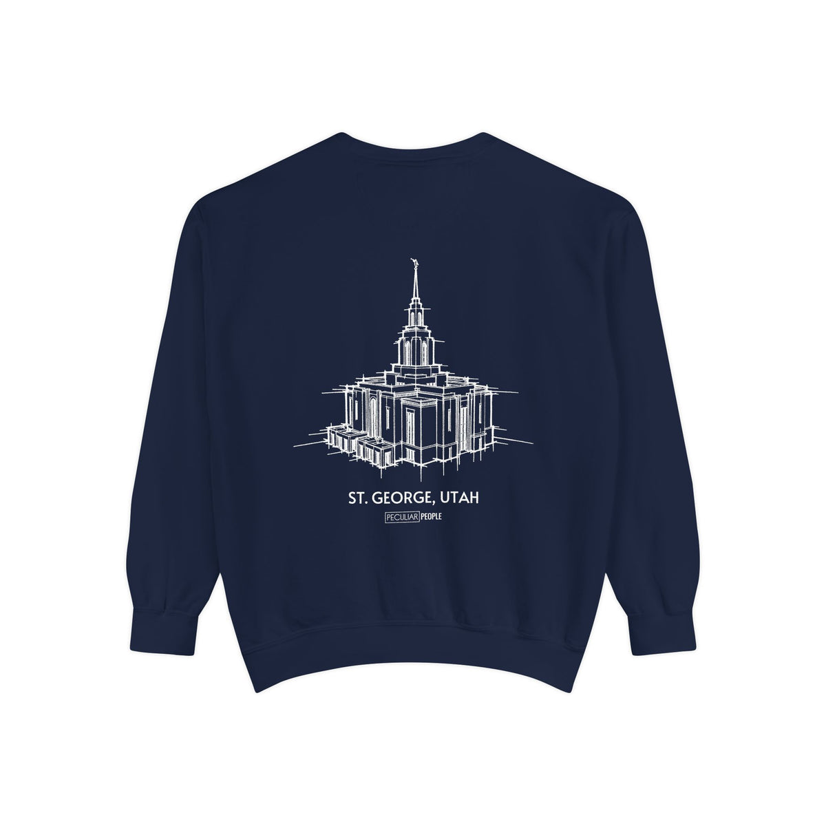 Classic Temple Crew Sweatshirt (Red Cliffs)