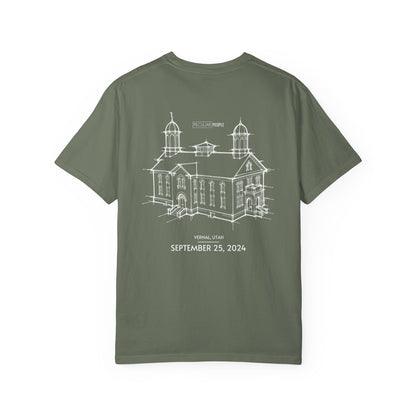 Essential Temple Tee – with personalizable date (Vernal)