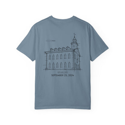 Essential Temple Tee – with personalizable date (Kirtland)