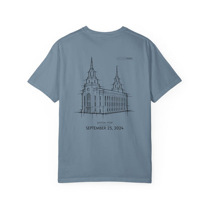 Essential Temple Tee – with personalizable date (Layton)