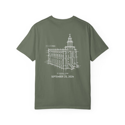 Essential Temple Tee – with personalizable date (St. George)