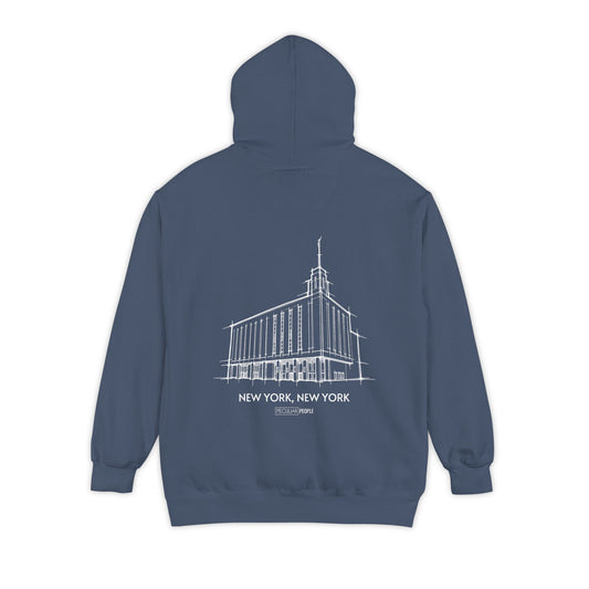 Pillar Temple Hoodie (Manhattan)