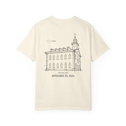Essential Temple Tee – with personalizable date (Kirtland)