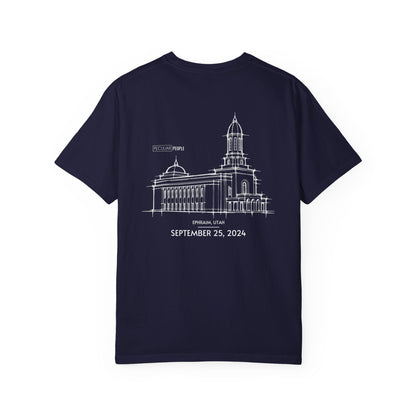 Essential Temple Tee – with personalizable date (Ephraim)