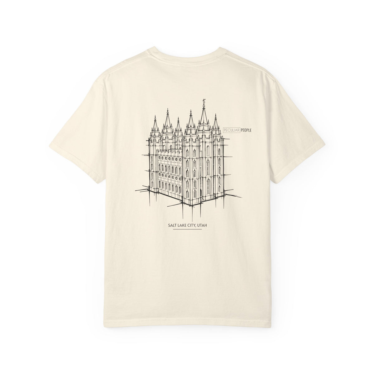 Essential Temple Tee – with personalizable date