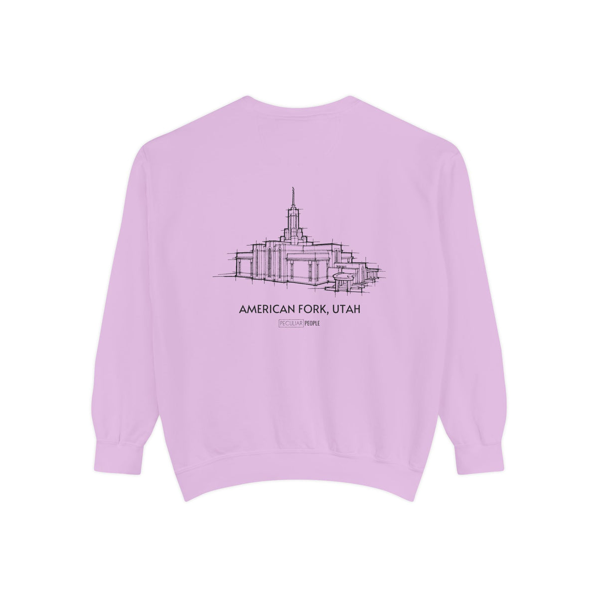 Classic Temple Crew Sweatshirt (Mount Timpanogos)