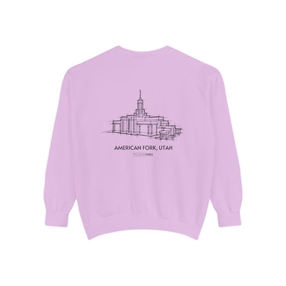 Classic Temple Crew Sweatshirt (Mount Timpanogos)