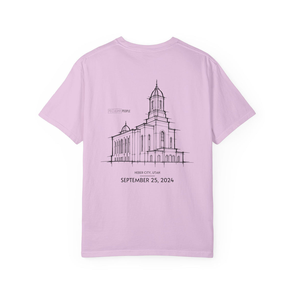 Essential Temple Tee – with personalizable date (Heber Valley)