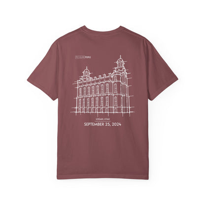 Essential Temple Tee – with personalizable date (Logan)
