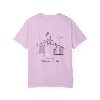 Essential Temple Tee – with personalizable date (Draper)