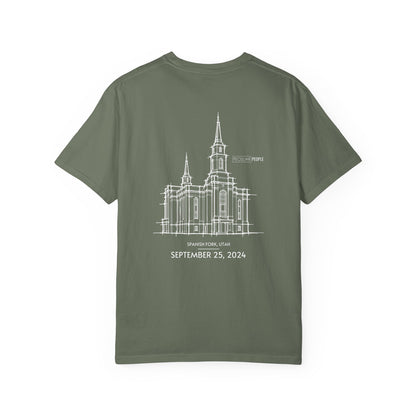 Essential Temple Tee – with personalizable date (Spanish Fork)
