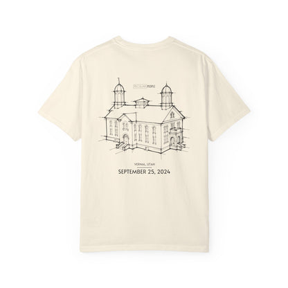 Essential Temple Tee – with personalizable date (Vernal)