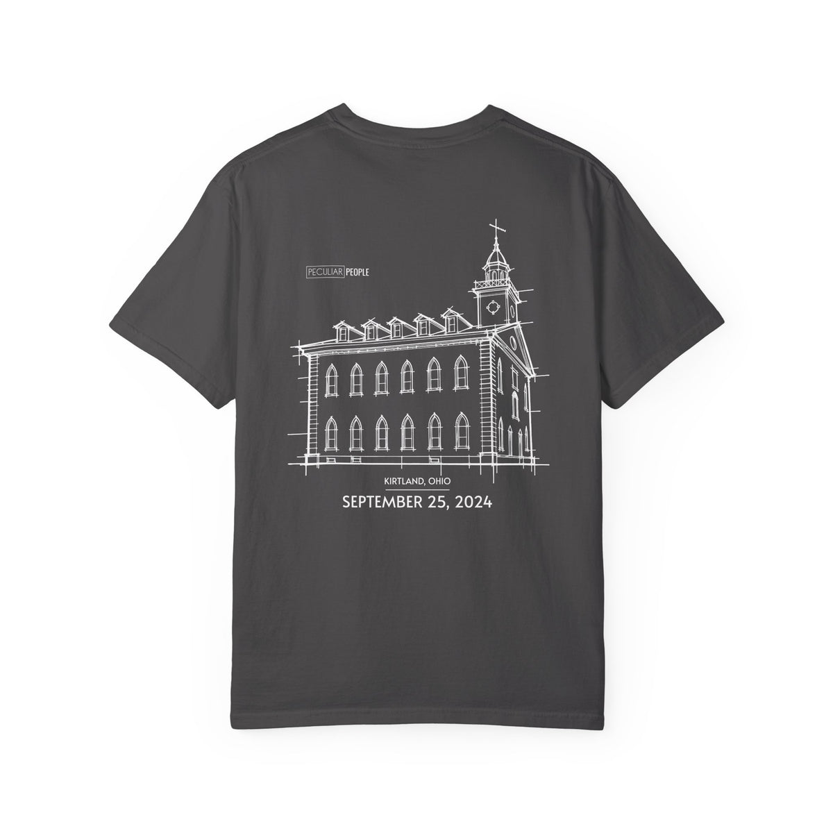 Essential Temple Tee – with personalizable date (Kirtland)