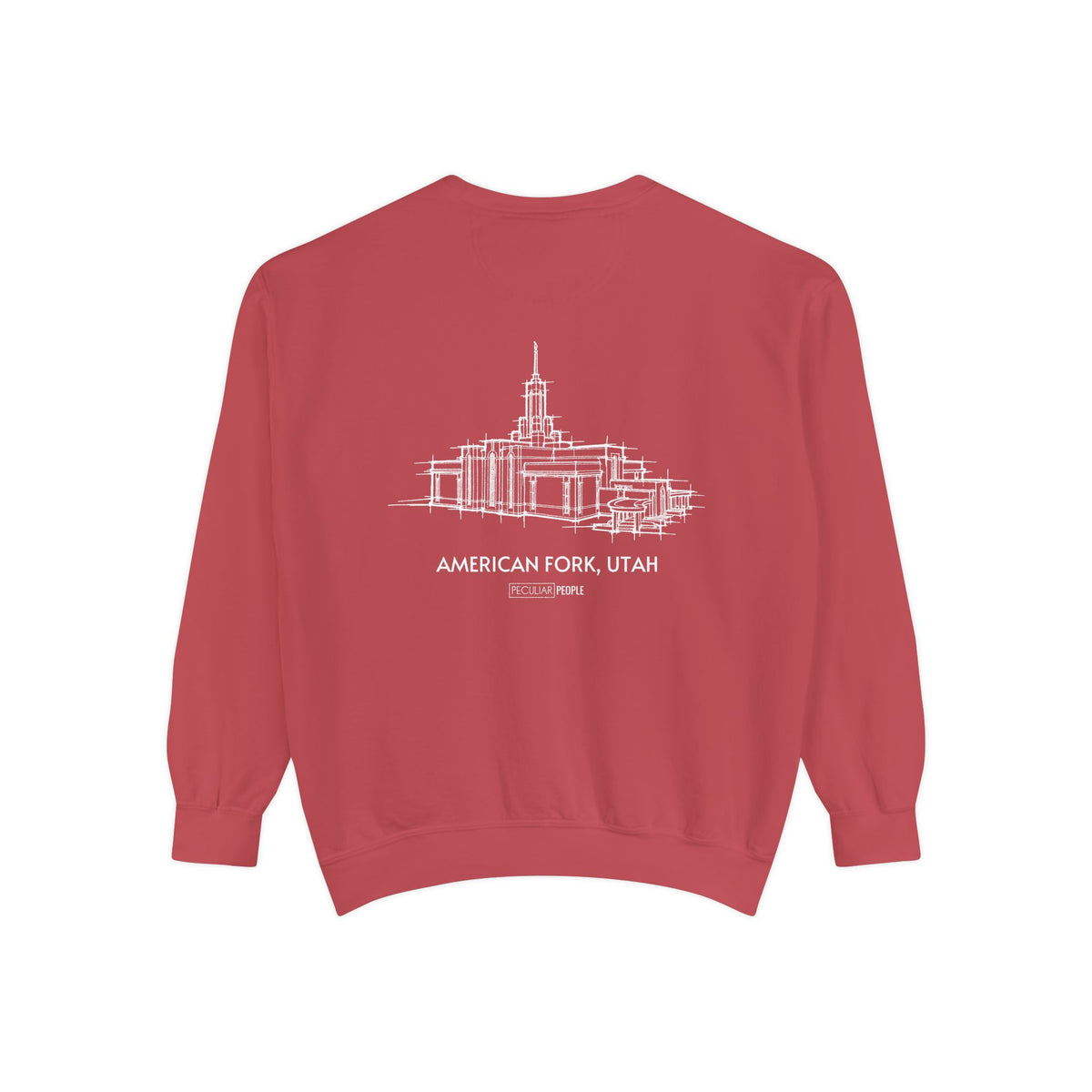 Classic Temple Crew Sweatshirt (Mount Timpanogos)