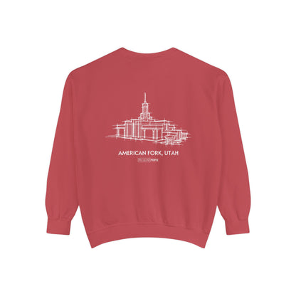Classic Temple Crew Sweatshirt (Mount Timpanogos)