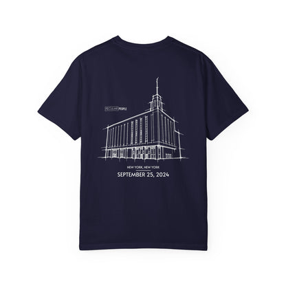 Essential Temple Tee – with personalizable date (Manhattan)