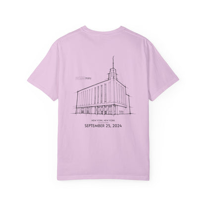 Essential Temple Tee – with personalizable date (Manhattan)