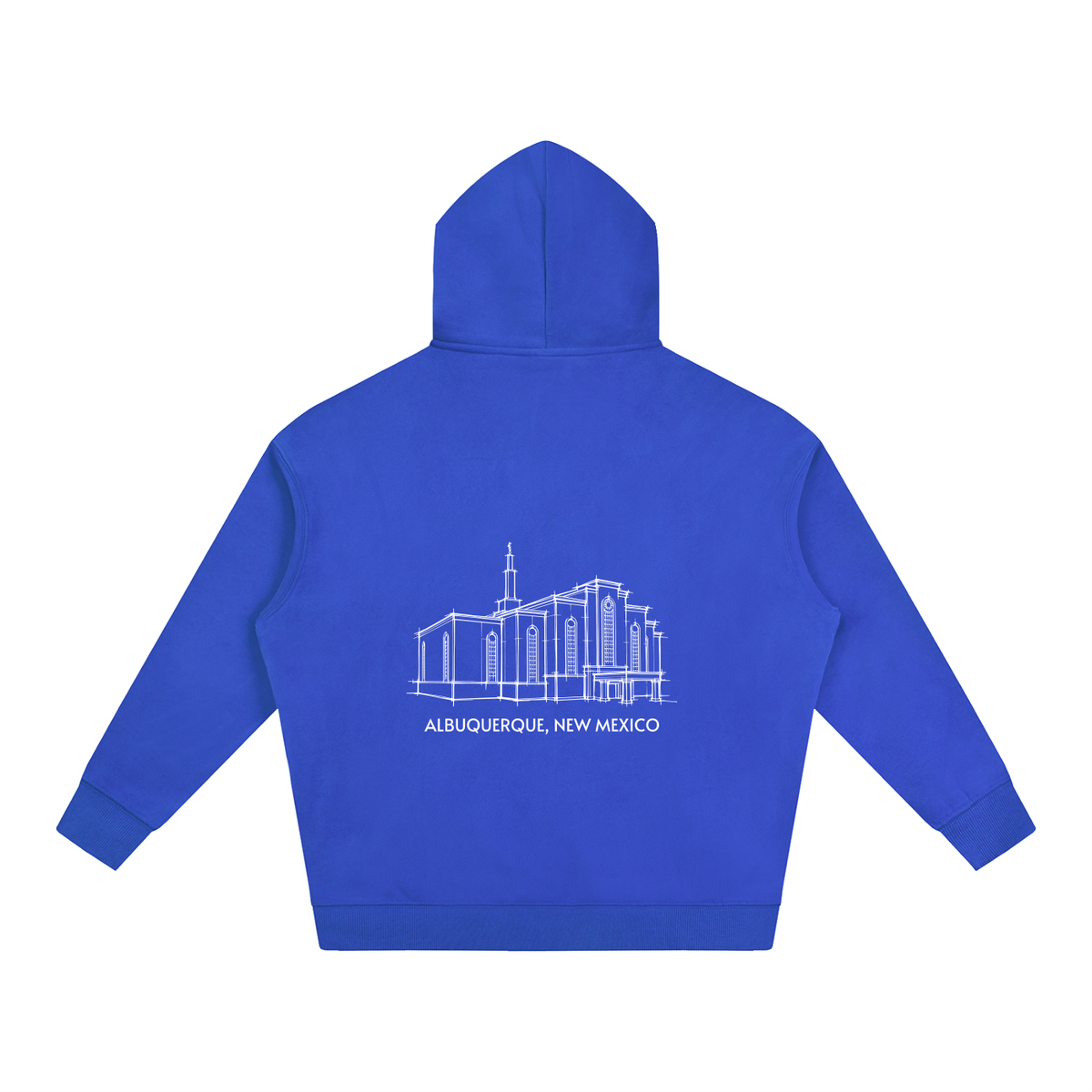 Ultra-soft Oversized Temple Hoodie (Albuquerque)